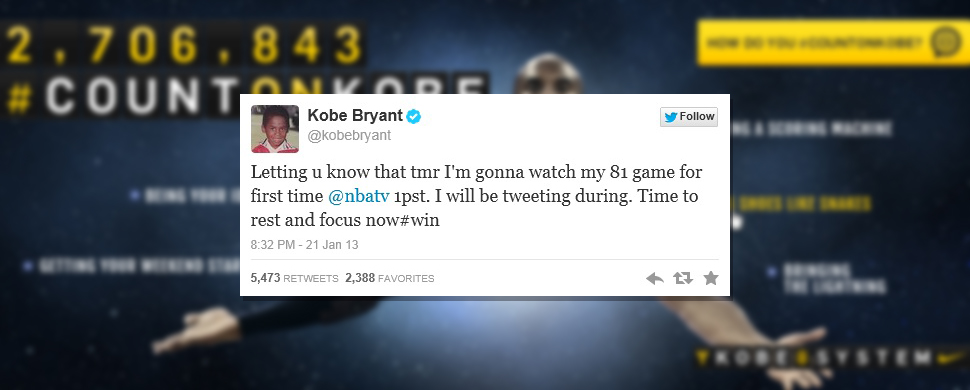 Nike: Count on Kobe 81